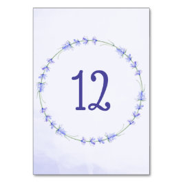 Bordsnummer för vattenutandningsfärg i Lavender Bl