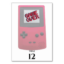 Bordsnummer för videospel NERD Bröllop