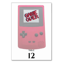 Bordsnummer för videospel NERD Bröllop