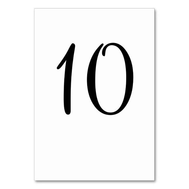 Bordsnummer i Plain White Chevron Bröllop (Framsidan)