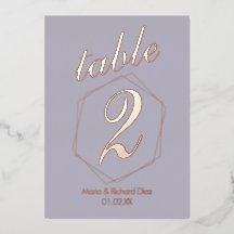 Bordsnummer med pressat Gräns-fyllning