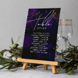 Bordsnummer Mörk Vattenfärgsfärgad Lila Magic Gold<br><div class="desc">Bordsnummer Mörk Watercolor Lila Magic Golden. Matchande objekt är tillgängliga.</div>