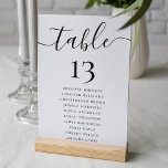 Bordsnummer- och platsdiagram i elegant bröllop bordsnummer<br><div class="desc">Vi presenterar våra kort från anpassade elegant bröllop, ett pitum av nåd och sofistikering för er speciella dag. Dessa mycket designade kort ett dubbelt syfte som både bordsnummer och sittkartor, vilket effektiviserar din bröllop-organisation med stil. Låt dessa kort vara en symbol för kärlek och en sofistikering som definierar din union,...</div>