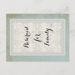 Bordsnummer Rustic Snöre w Åldras Vintage Linen