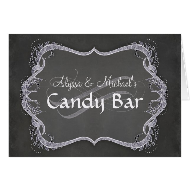 Bordsnummer - virvlar runt det typografiska löv OBS kort (Framsidan Horizontal)