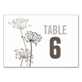 Bordsnumren bröllop bordsnummer