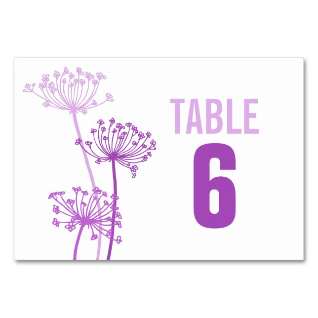 Bordsnumren bröllop bordsnummer (Baksidan)