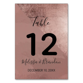 Bordsnumren för den moderna Ro-Guld-flodfruktstria Bordsnummer