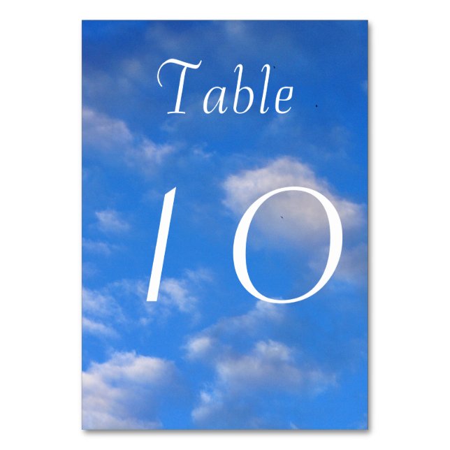 BORDSNUMREN i HIMMEL Bordsnummer (Framsidan)