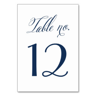 Bordsnumren Mr & Mrs Elegant Script Bordsnummer