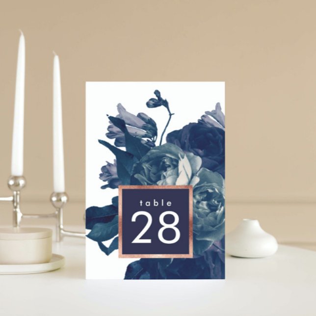 Bordsnumren Ro Guld Bouquet Bröllop Bordsnummer (Skapare uppladdad)