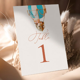 Bordsnumret Bear Balloons