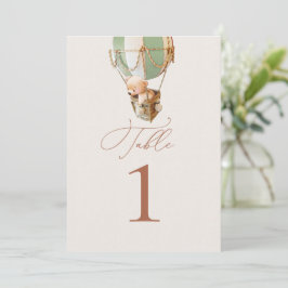 Bordsnumret Bear Balloons