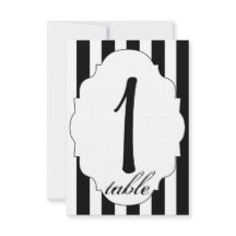 Bordsnumret Black White och Röd ros Bröllop