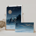Bordsnumret Blue Night Ligcape Bröllop Bordsnummer<br><div class="desc">I vår samling "'Blå himmel Watercolor Ligcape Bröllop'" finns flera landskapsbilder parade med ett enkelt skript i eleganten där all personlig är skriven. Checka ut vår butik om du vill ha fler objekt från den här samlingen.</div>