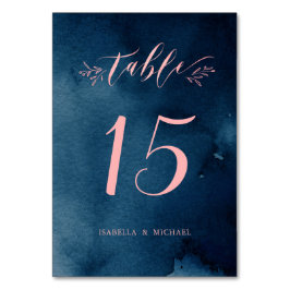 Bordsnumret bröllop vid kalligrafi bordsnummer