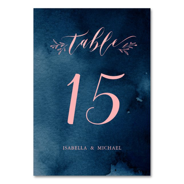 Bordsnumret bröllop vid  kalligrafi bordsnummer (Framsidan)