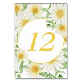 Bordsnumret daisy Flowers Bordsnummer