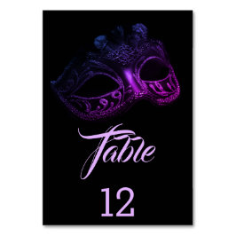 Bordsnumret elegant kvällstid bordsnummer