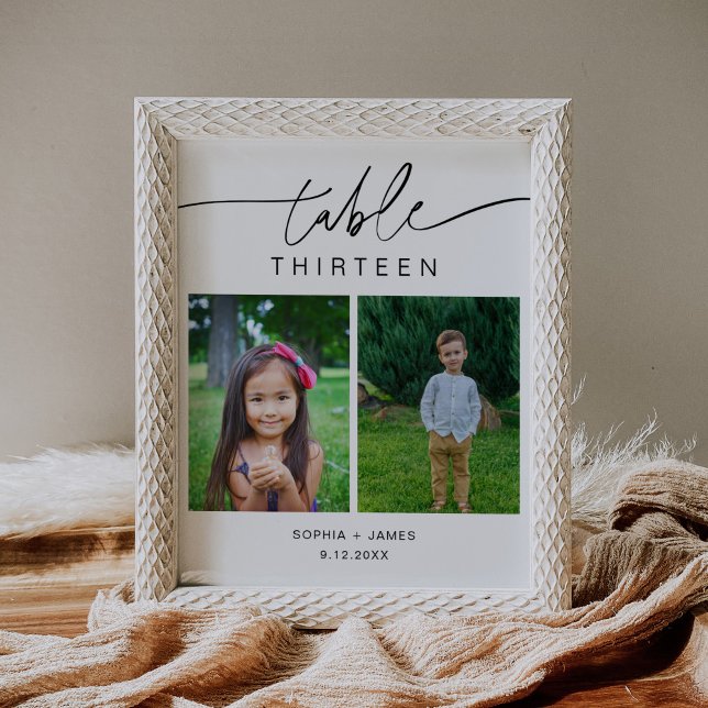 Bordsnumret EVERLEIGH Child Photos 8x10 Poster (Skapare uppladdad)