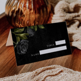 Bordsnumret Gothic Black Ro Bröllop Placeringskort