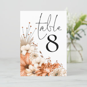 Bordsnumret HöstBlommigt, utfyllnad