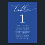 Bordsnumret Marseille Bleu Minimalist Seattle Bordsnummer<br><div class="desc">Vackert,  elegant,  modernt och minimalistiskt bordsnummer kort. Helt anpassade. **NOTERA: Om du vill beställa måste du helt enkelt justera bordsnumret och namn. Lägg sedan till varje nummer i kundvagnen separat. Checka ut gången som du är avslutat.</div>