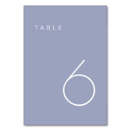 Bordsnumret Modern minimalist Lavender Lila - flik Bordsnummer