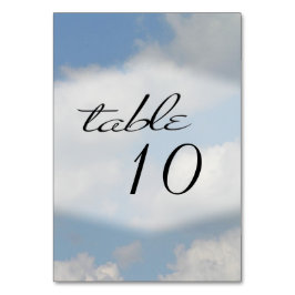 Bordsnumret Moln Bordsnummer