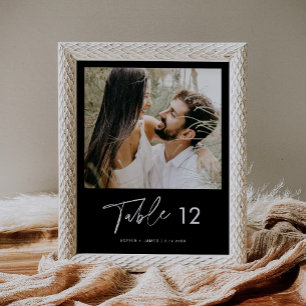 BORDSNUMRET NOIR Modern Minimalist Photo 8x10 Poster