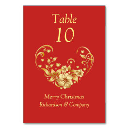 Bordsnumret om korporerad jul Party Bordsnummer