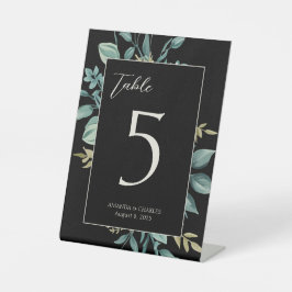 Bordsnumret Personlig för formell Blommigt