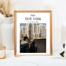 Bordsnumret Resmål för fotot Bröllop Bordsnummer