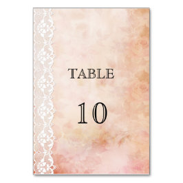 Bordsnumret Romantisk Vintage Ro & Snöre Bröllop Bordsnummer