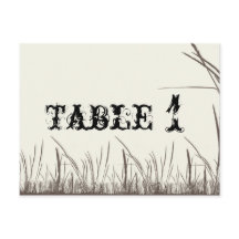 Bordsnumret Rustic Land Grasslands