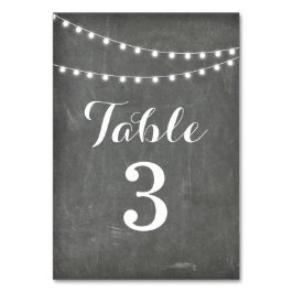 Bordsnumret "Sommarstryck" i Chalkboard Bordsnummer