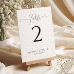 Bordsnumret White Pearls Bröllop Bordsnummer<br><div class="desc">Förbättra mottagningen av bord med våra Bordsnummer i Vita Pearls Bröllop. Dessa bordsnummer har elegant bilder och en chic,  minimalistisk utformning,  vilket gör att de förbättrar bröllop-torsken något och ser till att varje bord är märkt med tidlös sofistikering.</div>