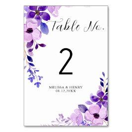 Bordsnumrets monteringskort i Bröllop Bordsnummer