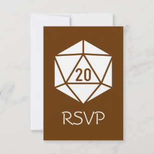 Bordsskick i choklad RSVP-kort OSA Kort