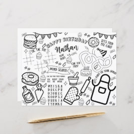 Bordstablett för färgning av Party Baking Little C