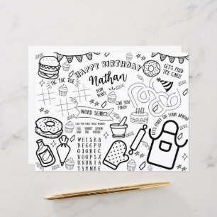 Bordstablett för färgning av Party Baking Little C