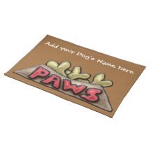 Bordstablett för under hundmaträttbehålla det rena