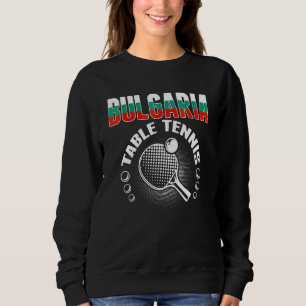 Bordtennis Bulgarien Stöd Bulgarisk Ping Pon T Shirt