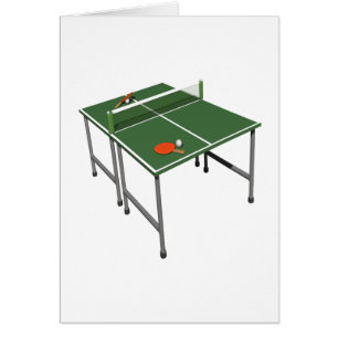 Bordtennis Hälsningskort