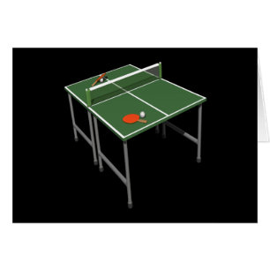 Bordtennis Hälsningskort