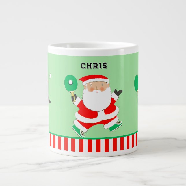 Bordtennis Holiday Present Jumbo Mugg (Framsidan)