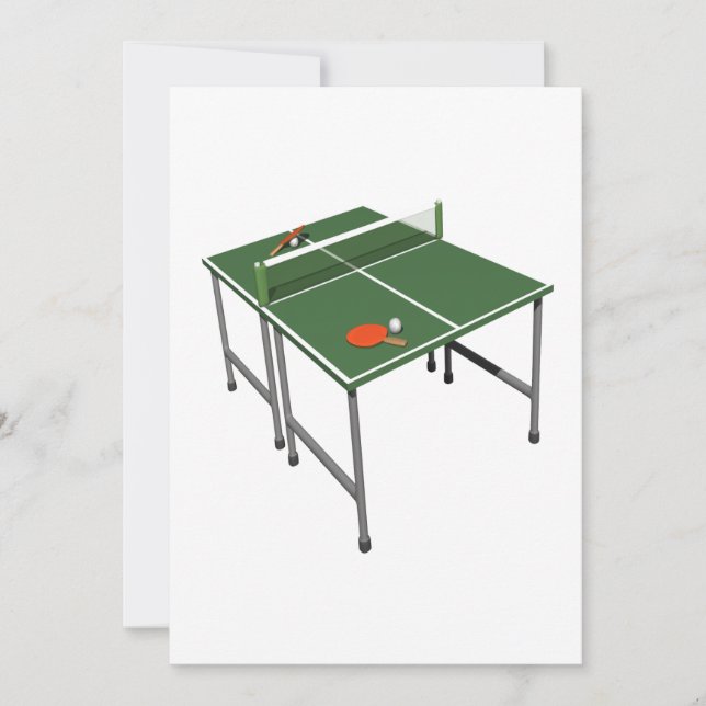 Bordtennis Inbjudningar (Framsida)