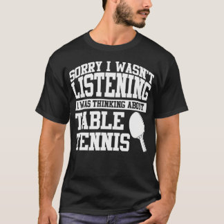 Bordtennis Merch Topp Bordtennisspelare Klassiker T Shirt