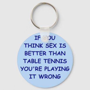 bordtennis nyckelring