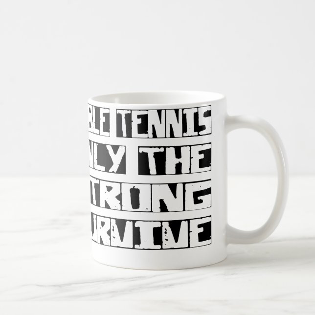 Bordtennis överlever kaffemugg (Höger)